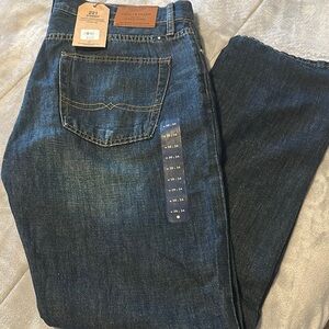 Lucky Brand Blue Slim Straight Jeans Classic Denim